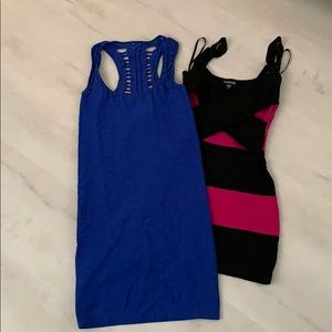 2 Bebe bandage dresses